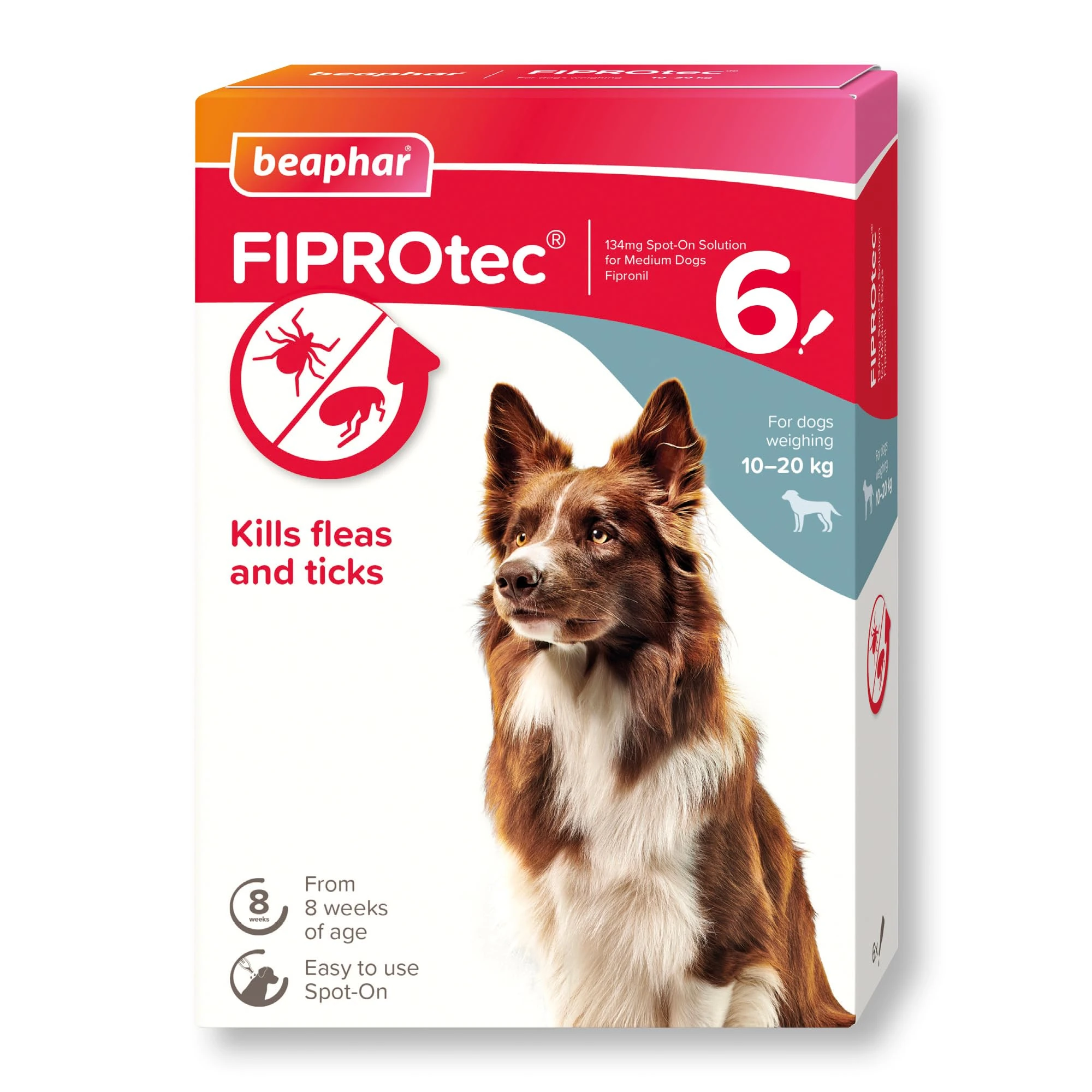Beaphar FIPROtec Spot-On for Medium Dogs