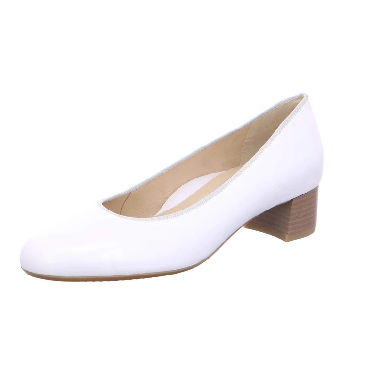 ARA Women's Vicenza Court Shoes, Off-White, 39 EU Weit