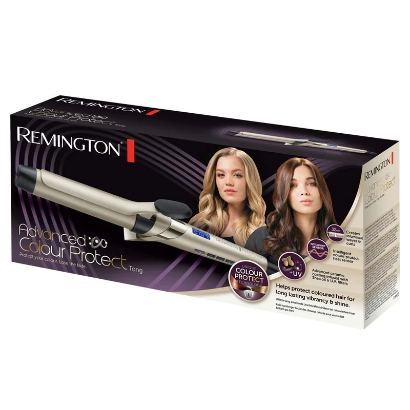Remington CI 8605 Curling Wand Hot Champagne 3 m Hair Styling Tool - Hot Hair Curler, 210 °C, Champagne, 3 m, 370 mm