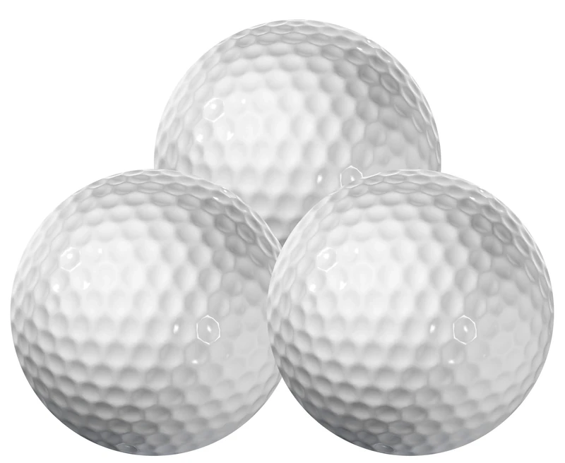 Longridge Crazy Mini Golf Low Bounce Golf Ball 50pk - White