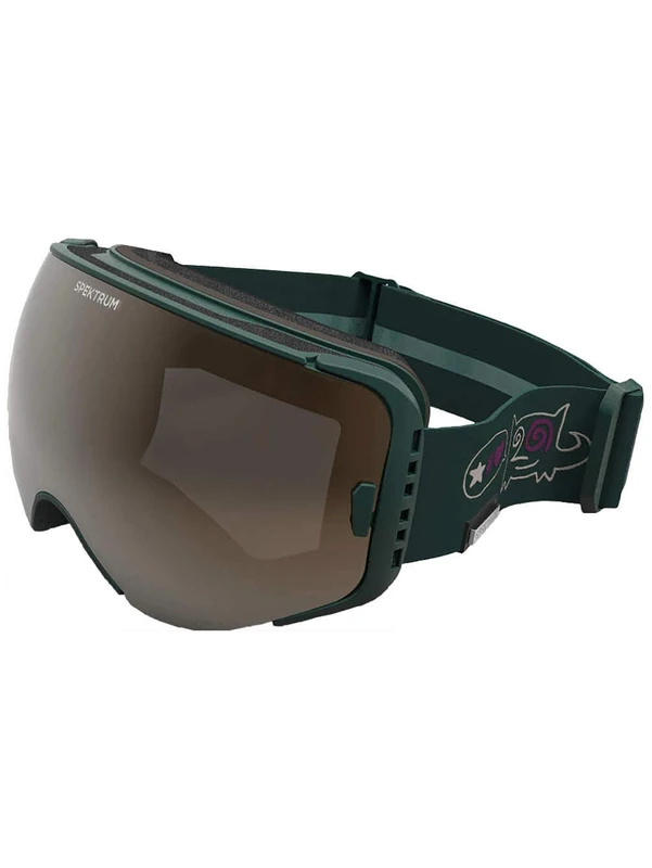Spektrum Skutan Backman Edition Ski Goggles, Bottle Green, M - Image 1