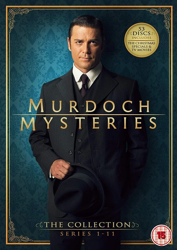 Murdoch Mysteries: The Collection - Series 1-11 Boxset (includes the Christmas Specials and TV Movies) (53 Discs) [DVD]