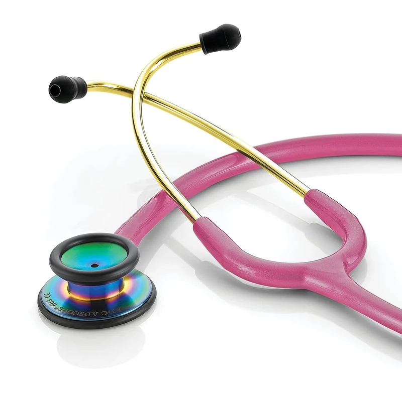 ADC Adscope 603 - Clinician Stethoscope - Iridescent Metallic Raspberry