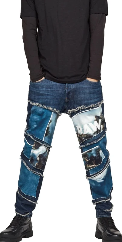 G-Star Men's Spiraq RFTP 3D Slim Jeans, Blue (medium aged D10836-9436-071), 34W / 34L - Image 1