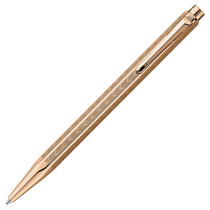 Ecridor Chevron Rose Gold Plated Ballpoint Pen