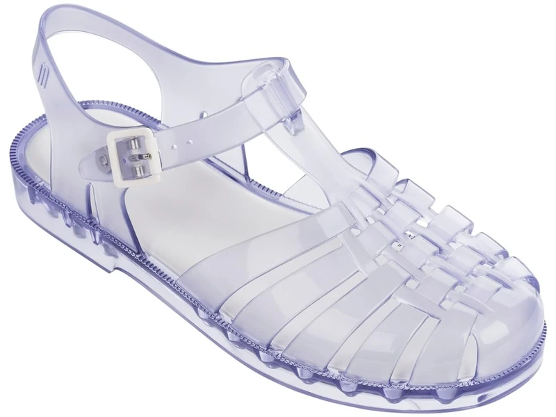 melissa Unisex Possession AD Flat Sandal, Transparent, 9 UK