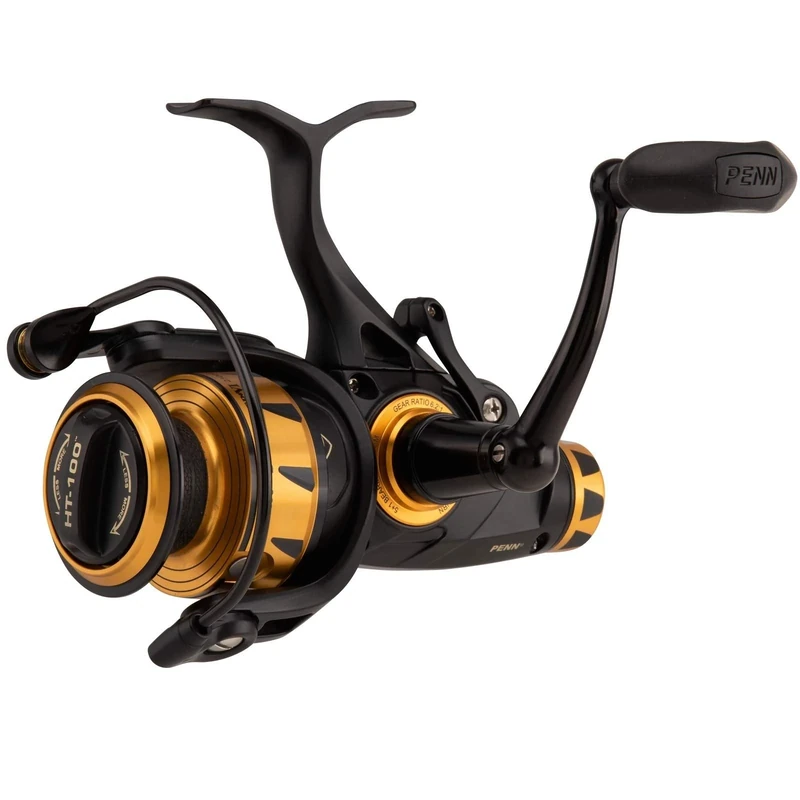 PENN Spinfisher VI Live Liner Spinning Reel, Fishing Reel, Inshore Fishing, Sea Fishing, IPX5 Sealing That Protects Against Saltwater Ingression, Caters for different Species, Black / Gold, 8500
