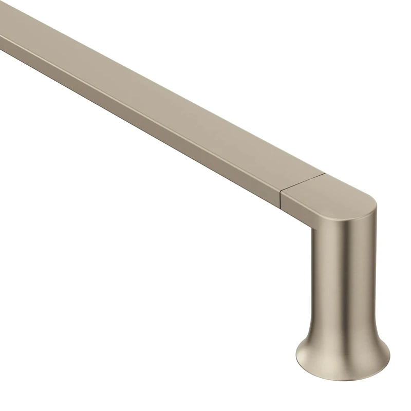 Moen BH3818BN Genta LX Modern 18-Inch Towel Bar, Brushed Nickel, 18 Inch