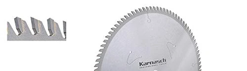 KARNASCH 111425180040 Hard Metal Circular Saw Blades, Plastics, Profiles, Veneers Low Cut Width, 180 mm Diameter, 1.8/1.2 mm Thickness, 20/16 mm Burr, 76 WZ teeth