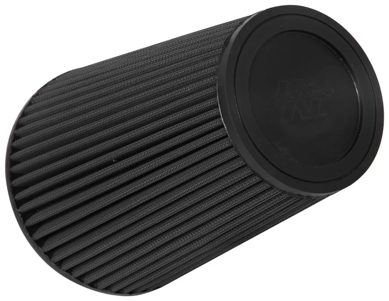 K&N Universal Clamp-On Air Filter: High Performance, Premium, Washable, Replacement Filter: Flange Diameter: 5 In, Filter Height: 8.75 In, Flange Length: 1 In, Shape: Round Tapered, RU-3107HBK