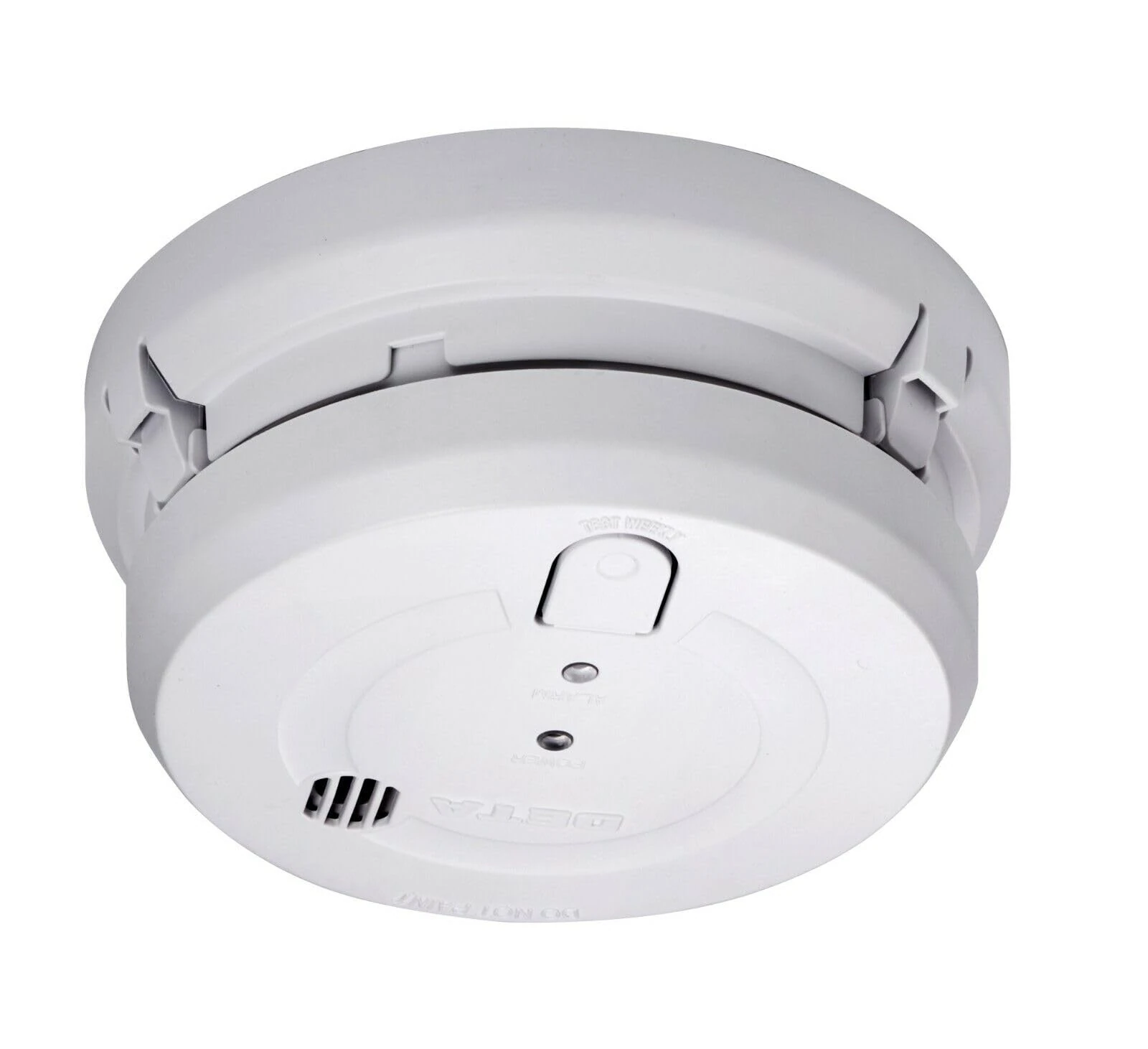Deta 1163 Optical Smoke Alarm 240V with 9V Replaceable Battery Back Up (White)