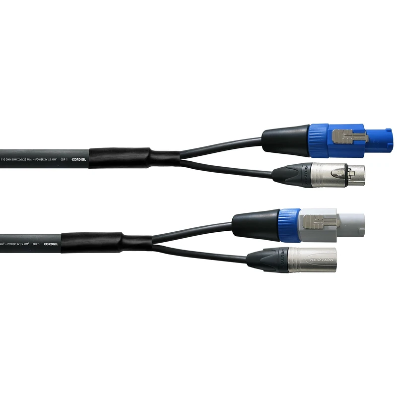 CORDIAL Lighting Cable/DMX Hybrid Cable 3-Pin