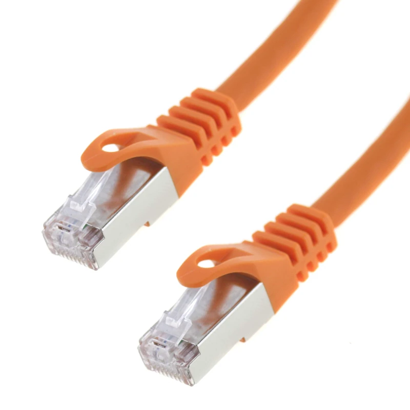 SeKi Cat 7 S/FTP PIMF Network Patch Cable - 50m Orange - Image 1