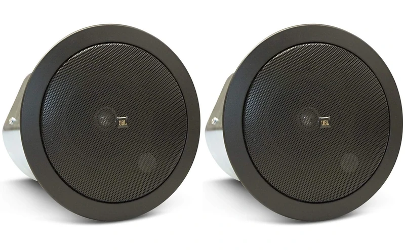 JBL Professional C24CT-BK 4-Inch Background/Foreground Ceiling Loudspeaker, Black, Sold as Pair