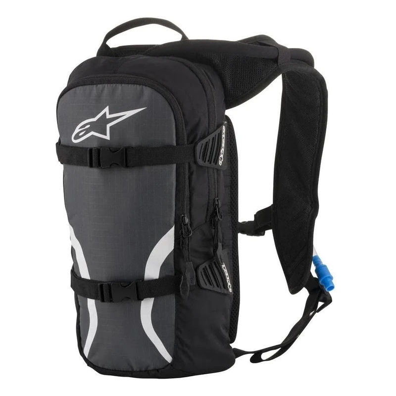 Alpinestars Iguana Hydration Backpack, Water Backpack for Hiking, Cycling, Motorcycling, Hydration Backpack, Men's Small, MTB Backpack, Running Backpack for Men and Women, Black