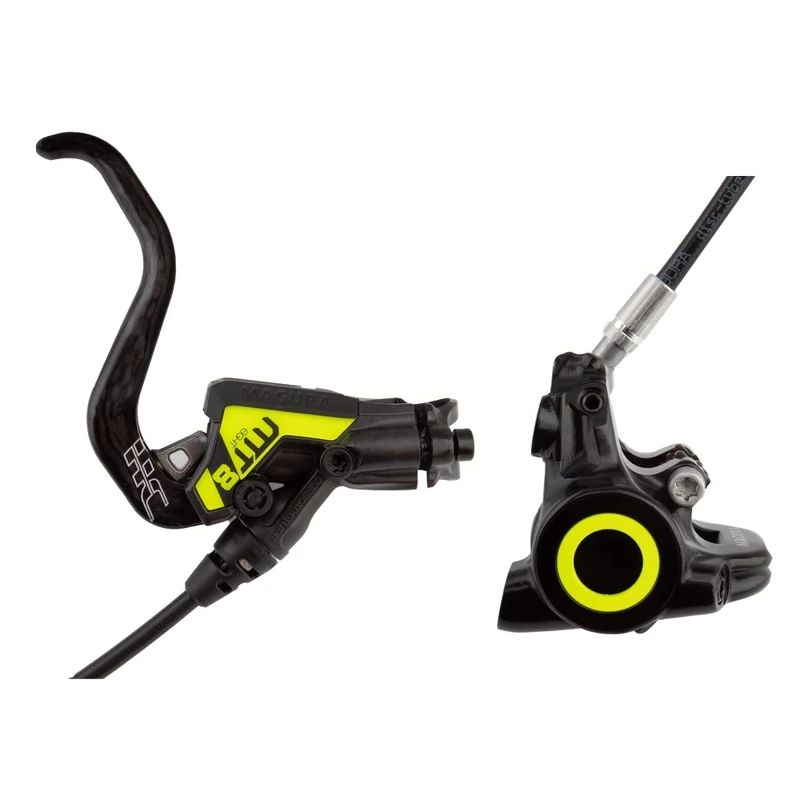 Magura MT8 SL FM 1 Finger HC Carboplay Lever, 1pcs Brake System, Black/Yellow, One Size