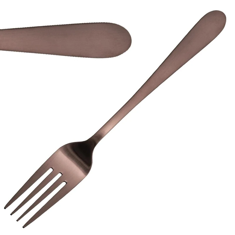 Olympia Cyprium Copper Table Fork - 18/0 Stainless Steel