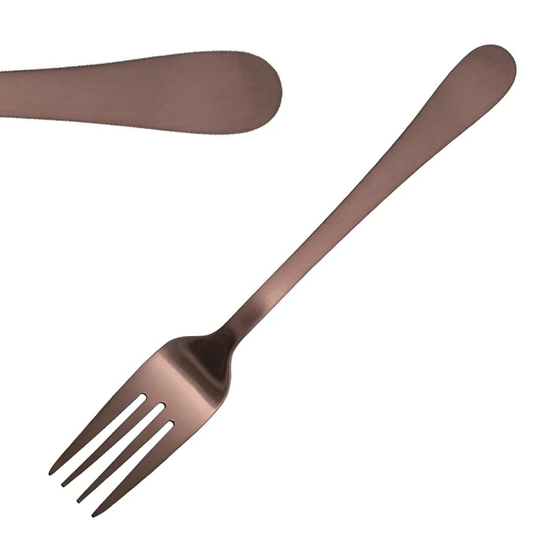 Olympia Cyprium Copper Dessert Fork Innovative Design with New Useful Features