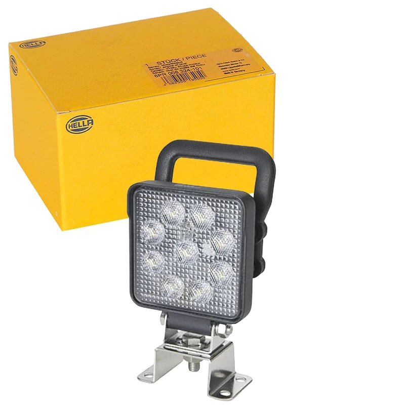 HELLA VALUEFIT 1GA 357 103-082 LED-Worklight - S1500 - 24/12V - 1500lm - Screw Connection/mounting - Four-point mountingt - Short distance lighting - Cable: 2000mm - Plug: DEUTSCH plug