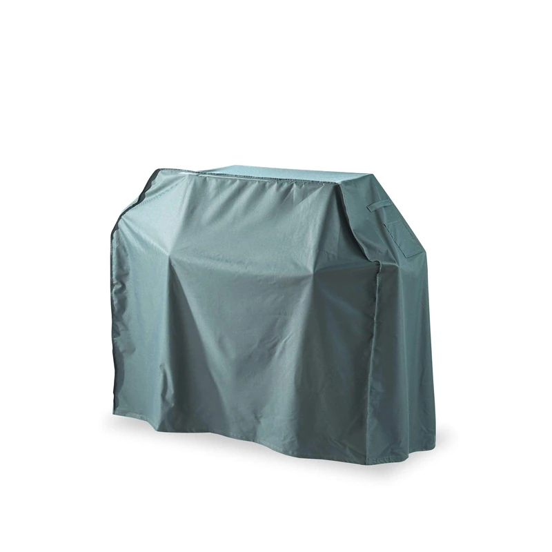 Lumaland Barbecue Cover 183 x 68 x 133 cm – Waterproof – Tear-Resistant Oxford 600D Fabric – 280 g/m² – Protective Cover, Tarpaulin for Gas Grill – Windproof, UV-Resistant – Green/Grey - Image 1