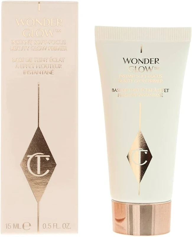 Charlotte Tilbury Wonderglow Instant Soft-Focus Beauty Flash Primer, 15ml TRAVEL SIZE White