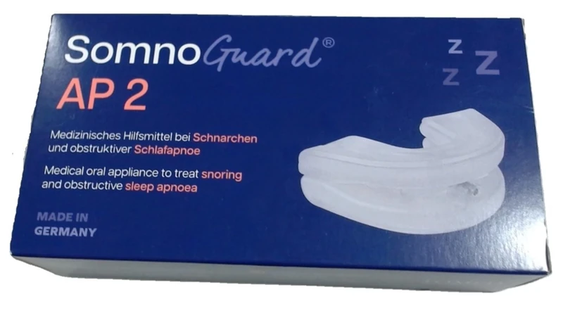 TOMED SomnoGuard AP2 Anti Snoring Device – Advanced Adjustable Mandibular Advancement Mouthpiece for Snoring & Sleep Apnea Relief, Custom Fit Comfortable Night Guard - Image 1