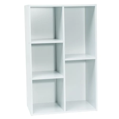 Werkapro 9672 – Bottom Storage Cabinet – 80 x 50.3 x 29 cm – White – 5 Shelves – Delivered as a Kit