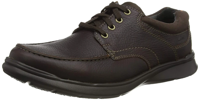 Clarks 261198038 Men’s Oxford Flat, Brown Oily, 10 UK Wide