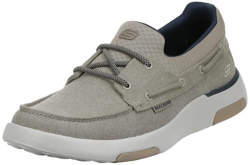 Skechers Men's Bellinger - Garmo Boat Shoe Taupe