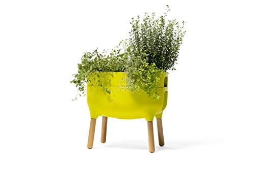 Plastia Urbalive Low Planter - Light Green