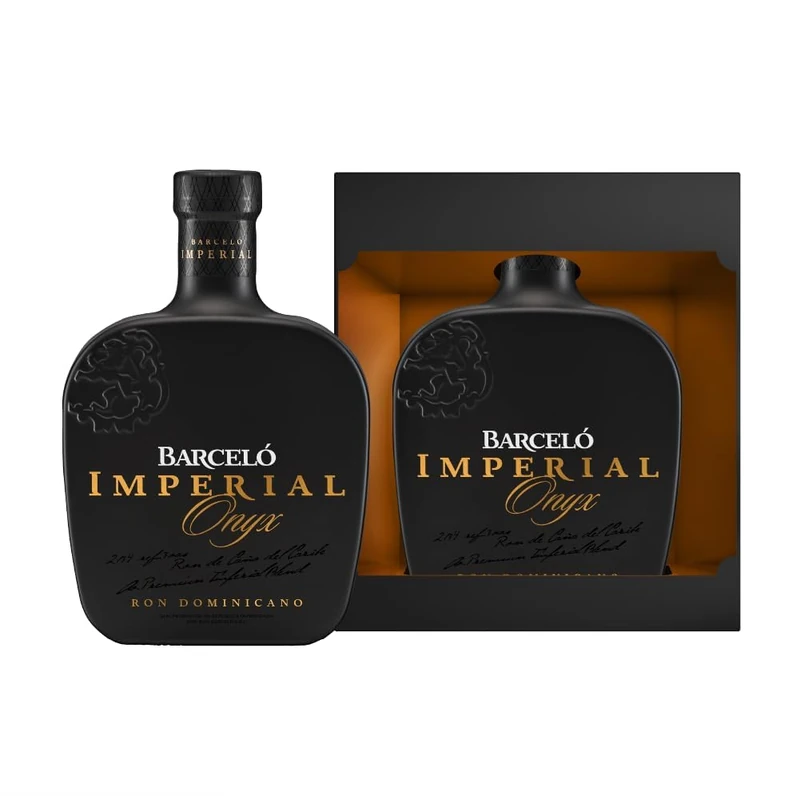 Barceló Rum | Imperial Onyx Dominican Rum | 70cl | 40% vol | B Corp | Made in the Dominican Republic From Sugar Cane Juice | Aged for 10 Years | Filtered Through Onyx Stones | Enjoyed in Cocktails