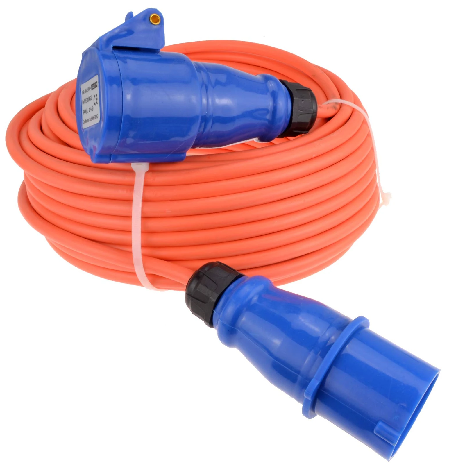 kenable Caravan/Motorhome 3 pin Electric Hookup 1.5mm 16A Mains Extension Cable 25m [25 metres]