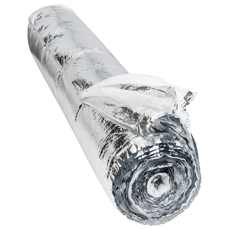 WERKA PRO - 10476 - Multi-Layer Metallic Insulation - 5 thicknesses - Thickness of 10 mm - Weight 212 g/m2 - 10 m²: 1.5 x 6.7 m - Easy to Lay and Cut to Size - Image 1