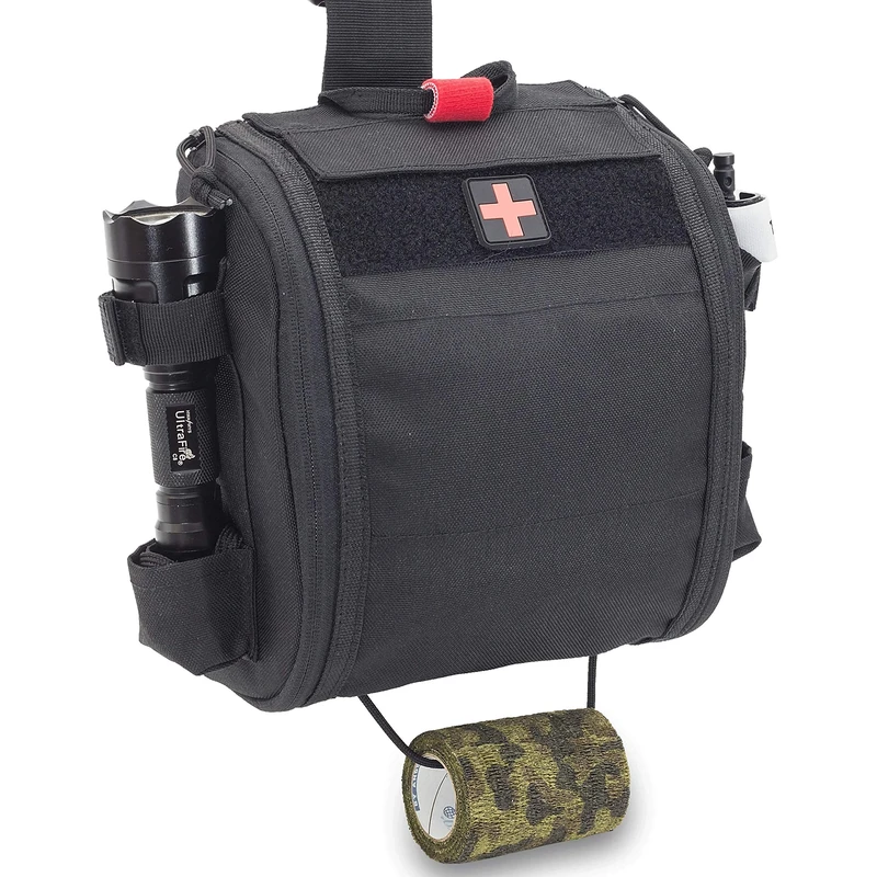 Elite Bags, Quickaid'S Paramedic Medicine Cabinet Leg Molle, Polyamide Black