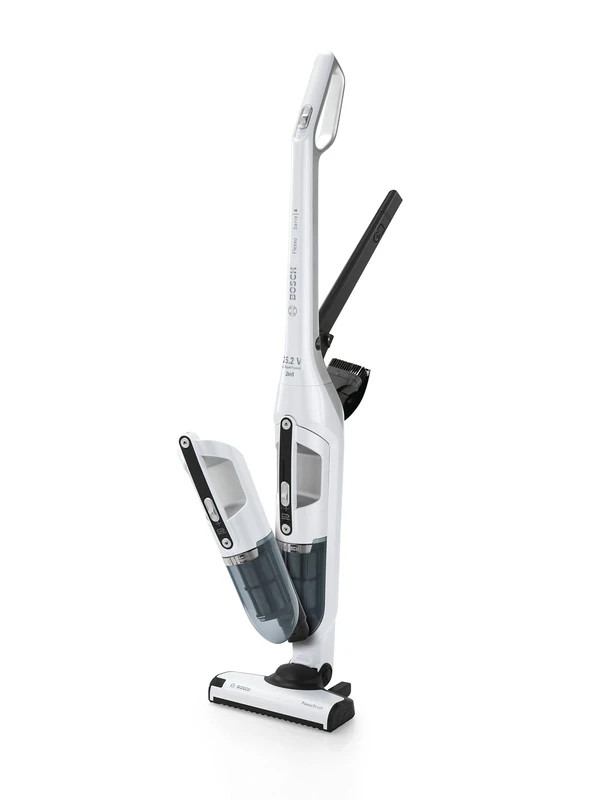 Bosch BCH32551 Flexxo Series I 4 Vacuum Cleaner Rechargeable 2-In-1, 25.2 V, 0.4 Litres, 2 Speeds, White