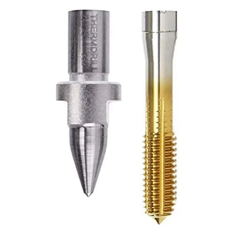 OPTIMUM 3060055 Optimum Thermal Drill + Screwdriver Tool Set, Flat Type, Long, M5 Size, 4.5 mm Thickness