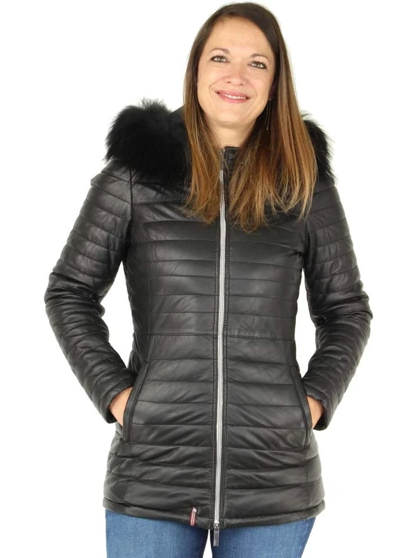 Oakwood Women's Poppy Luxe Coat, Black (Black 0501), X-Large