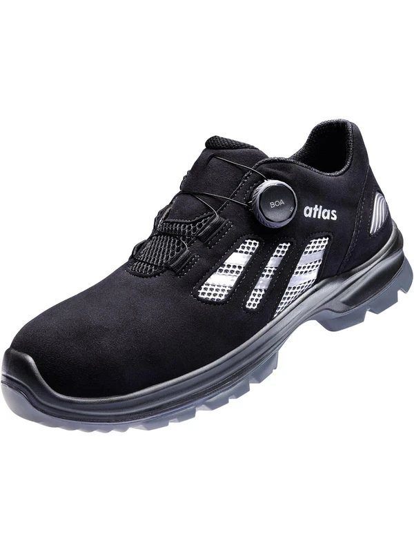 Atlas Unisex's 965001p42 Flash 3205 BOA ESD S1P W.10 Low Shoe Size 42, Black, 9 UK