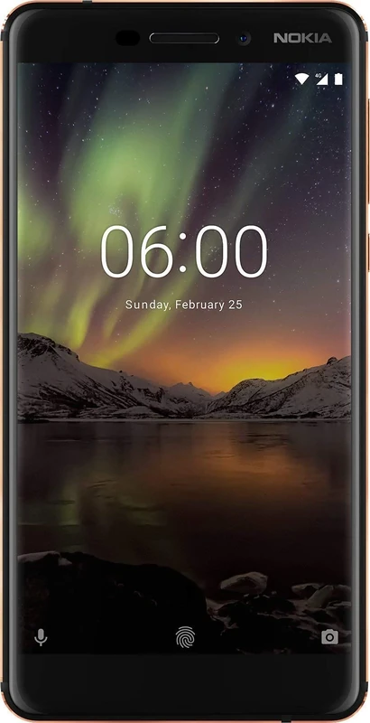 Nokia 6.1 32 GB UK SIM-Free Smartphone - Black/Copper (Renewed)