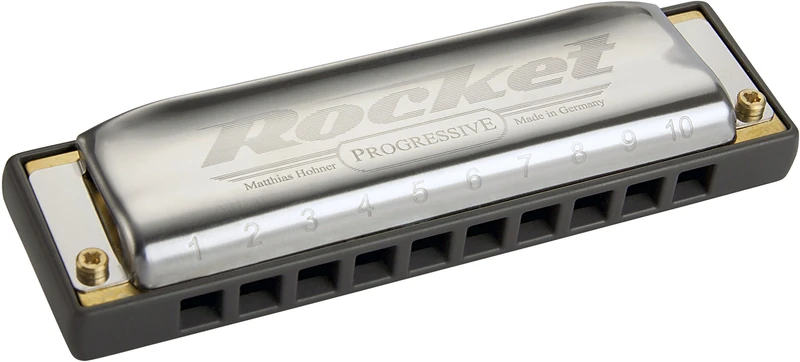 Hohner Progressive Rocket Harmonica F# Major - M2013076X