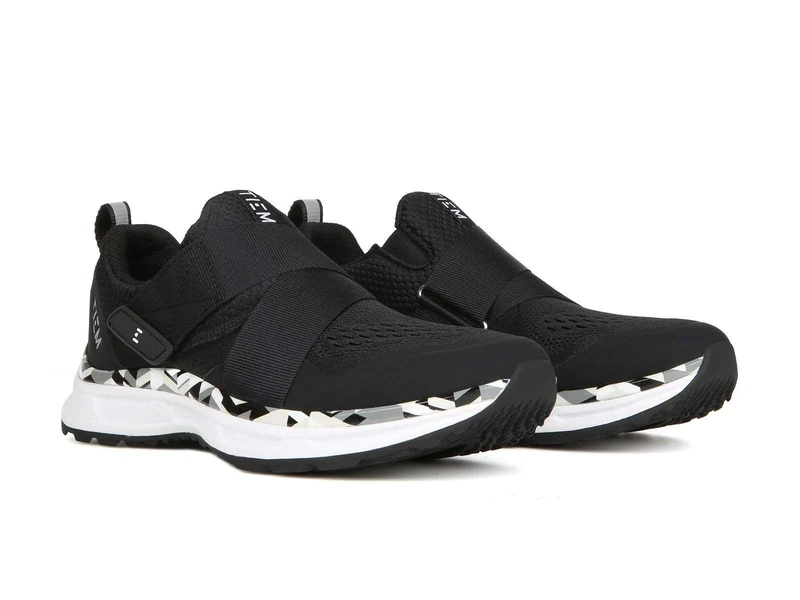 TIEM Slipstream - Indoor Cycling Shoe, SPD Compatible - Women's, Black Geometric, 9.5 - Image 1
