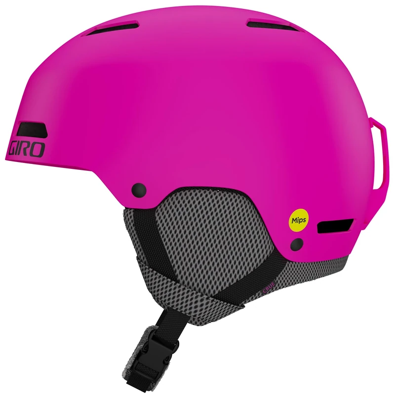Giro Crue MIPS Youth Snow Helmet - Matte Bright Pink, XS 48.5-52cm