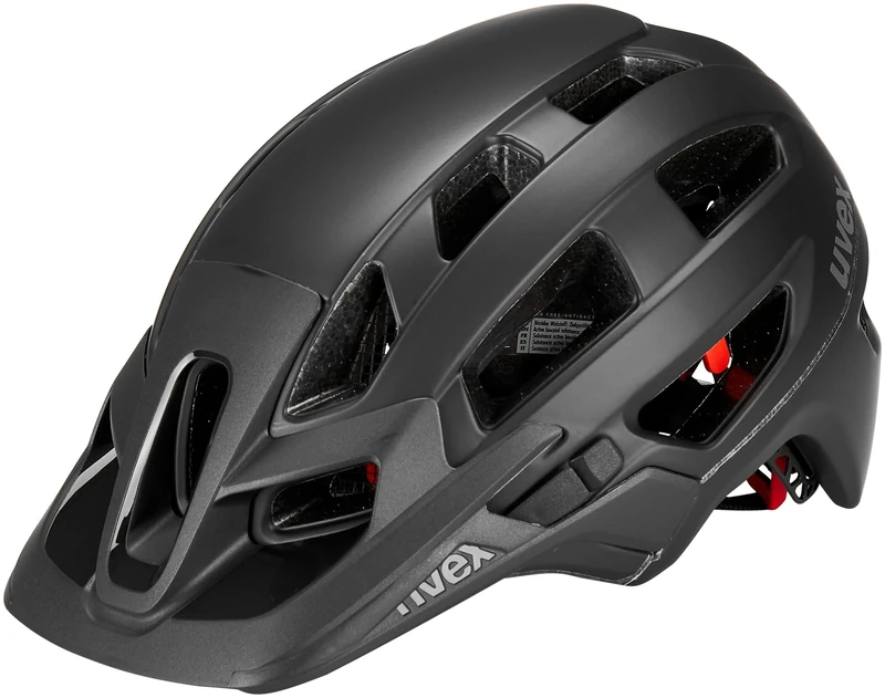 uvex finale 2.0 - safe MTB helmet for women and men - individually adjustable fit - expandable with LED light - black matt - 56-60 cm