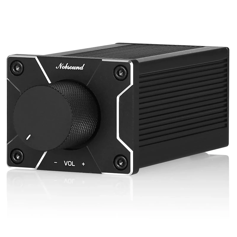 Nobsound Mini Passive Preamp with Volume Controller for Power Amplifier Active Speakers (New Upgraded)