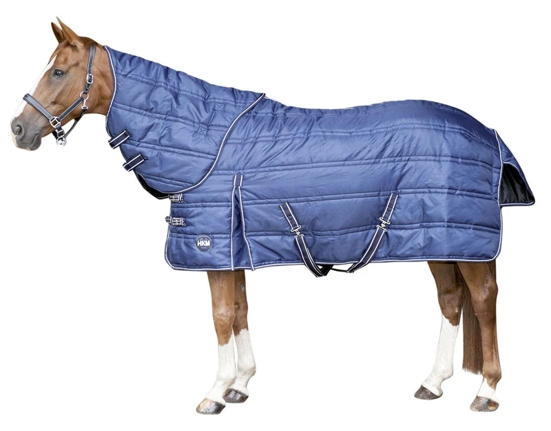 Hkm Hkm 4057052345234 Stable Blanket with Removable Neck Part 6900 Dark Blue 115
