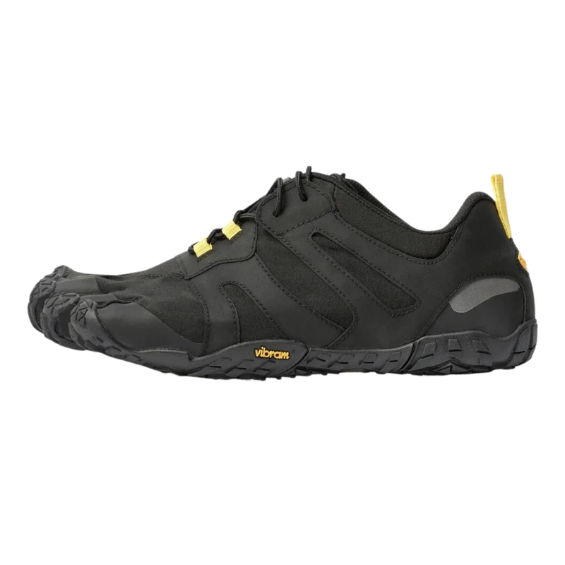 Vibram FiveFingers Women's V-trail 2.0 Trail Running Shoe, Black Yellow, 6 UK