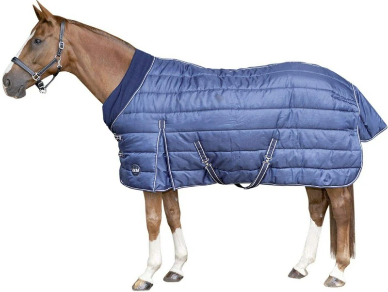 HKM Innovation Horse Blanket, Dark Blue, 145 cm - Image 1