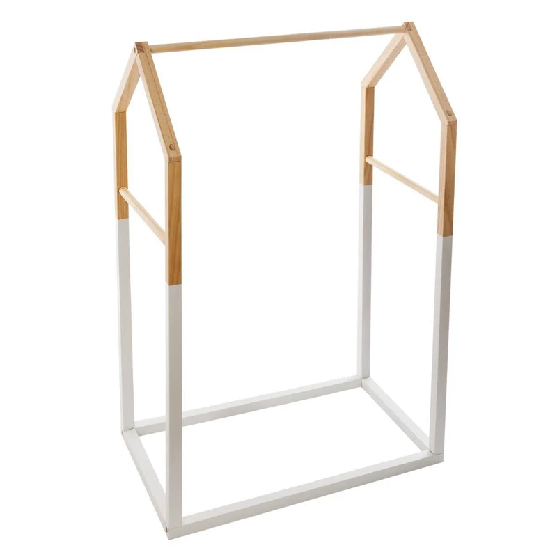 ATMOSPHERA CREATEUR D'INTERIEUR Children's Bedroom Wardrobe in White and Natural Wood