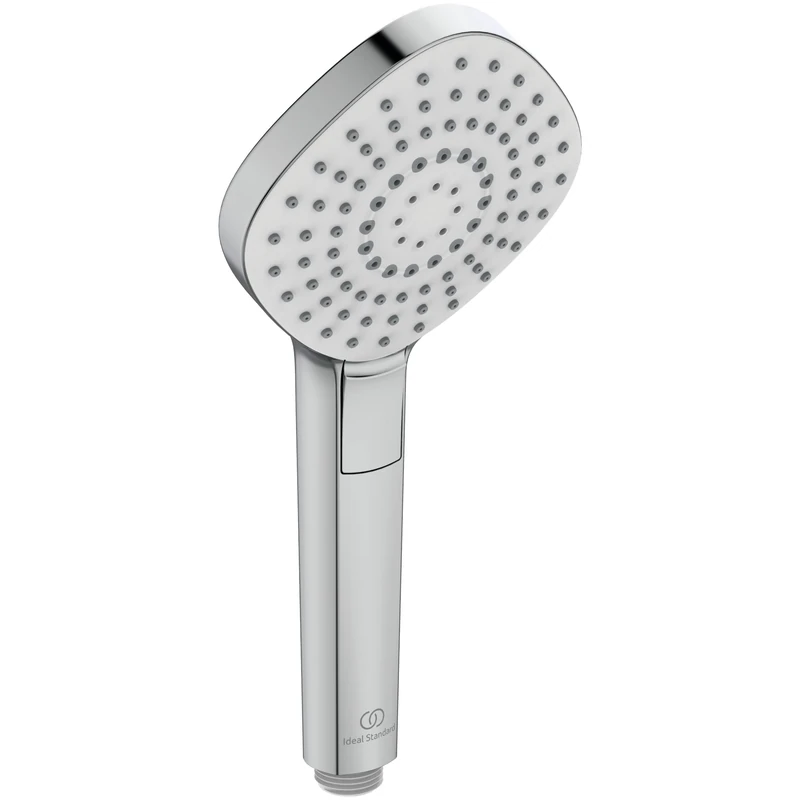 Ideal Standard – Idealrain Evo Diamond Hand Shower, Water-Saving Shower Head with 3 Spray Modes (Gentle rain, Massage, Gentle rain), Ø 11.5 cm, EasyClean nozzles, Chrome