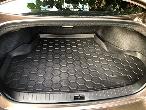 Laser Measured Custom fit Trunk Cargo Rubber Tray Liner for Infiniti Q50